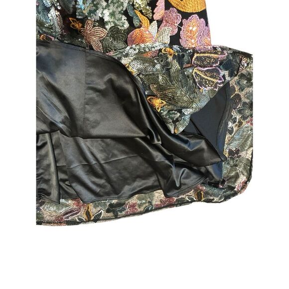 Alamour The Label Odette Gown Dress Floral Embroidered Formal Sequin Small S - Picture 13 of 15